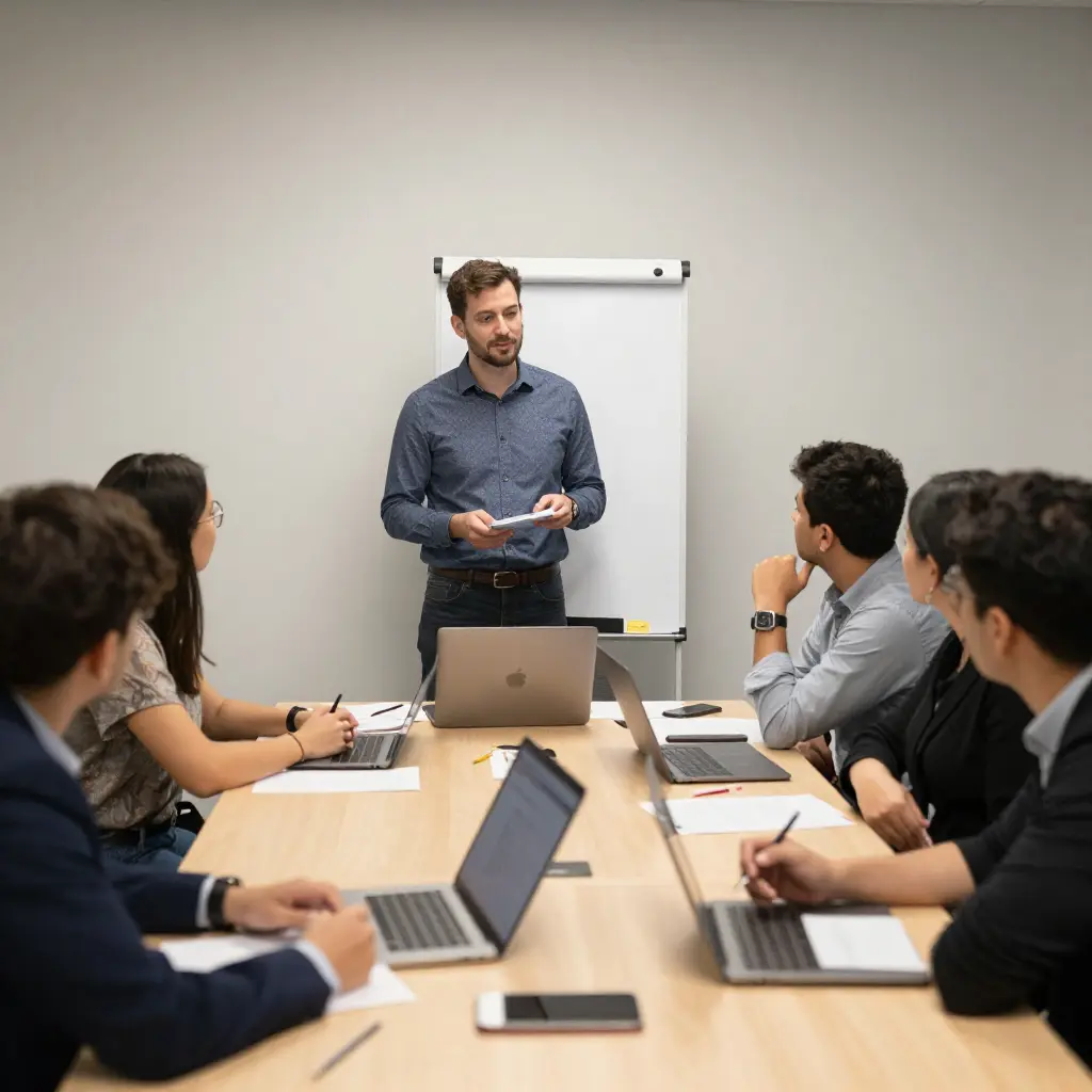 Communication workshop in progress